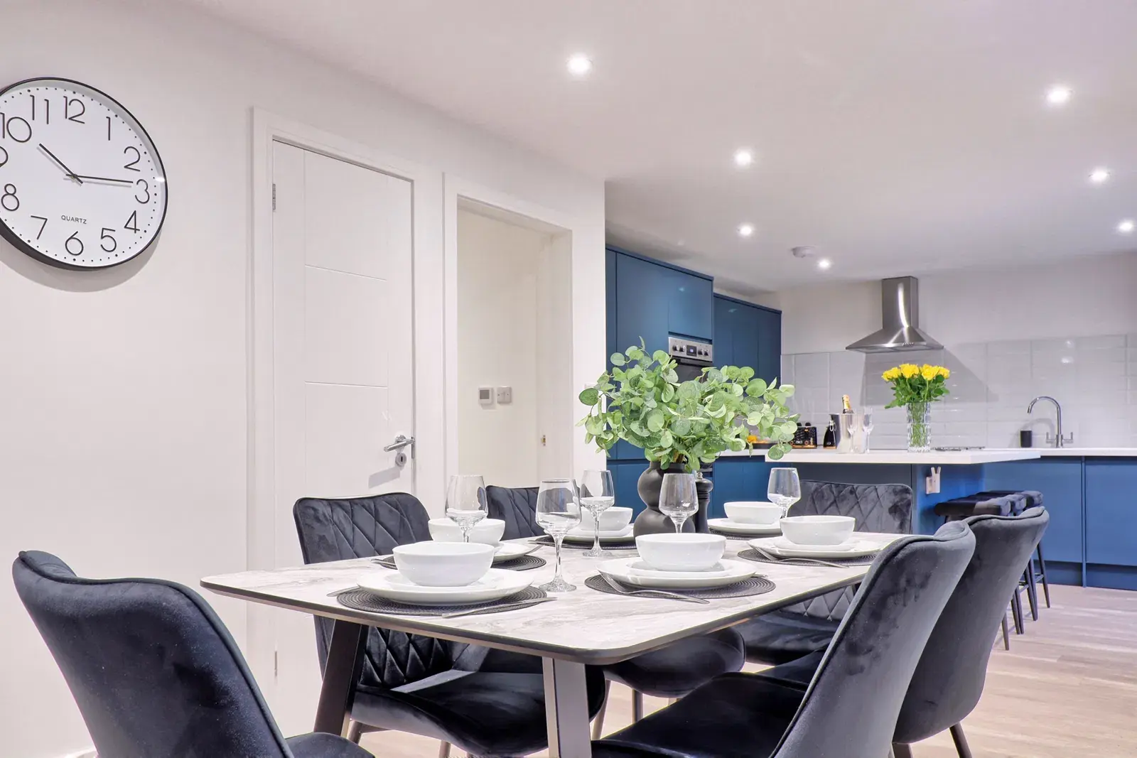 Cosy apartment interior at Surehaven Stays